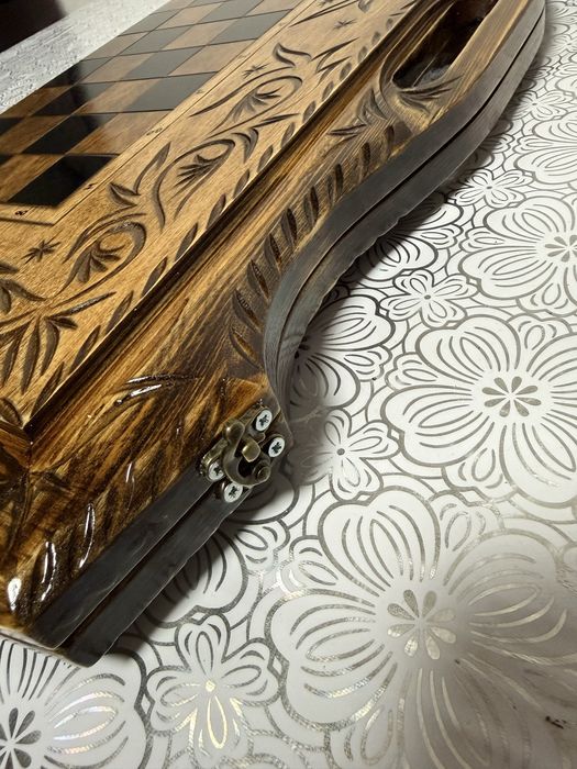 Нарды-шахматы ручной работы