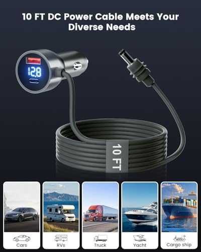 Нов Захранващ адаптер за Starlink Mini 12V-24V дигитален дисплей кола