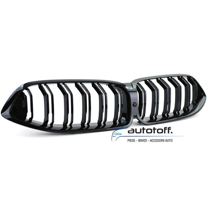 Grila dubla G14 G15 G16 Seria 8 compatibila cu BMW (2018+) M Negru lucios