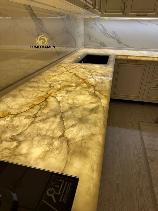 Столешницы, кварц акрил. Любой вид камня