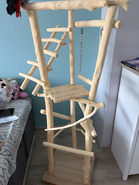 Голяма стабилна кацалка(стойка)за папагали…