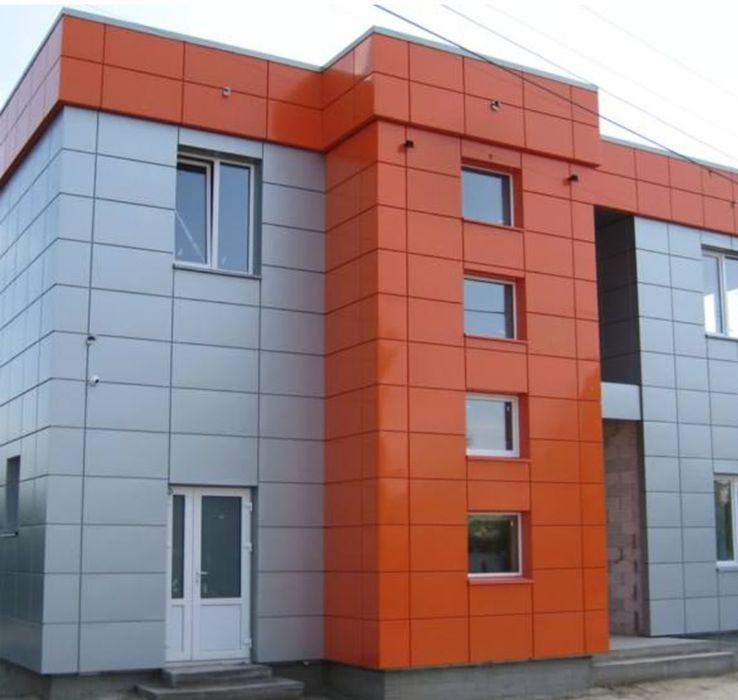 Сайдинг, Фасад, Линеарные панели, Откос
