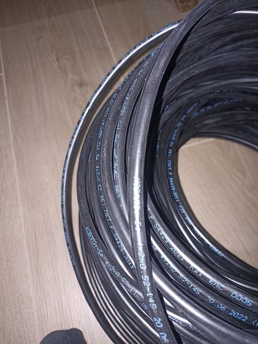 Кабель витая пара кат. 5е с тросом