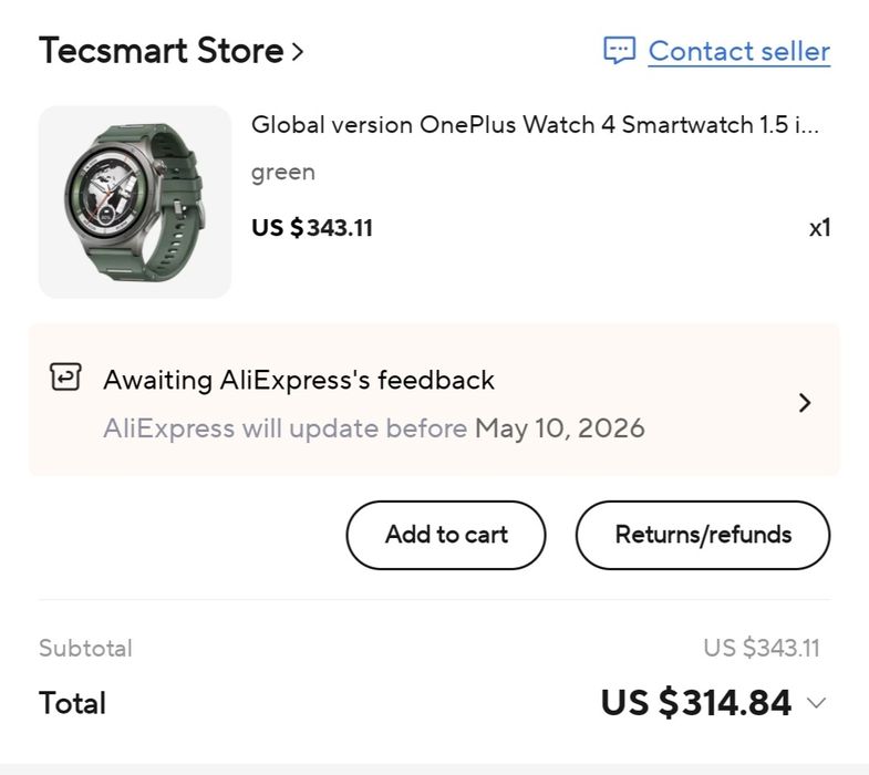 Ceas OnePlus Watch 4