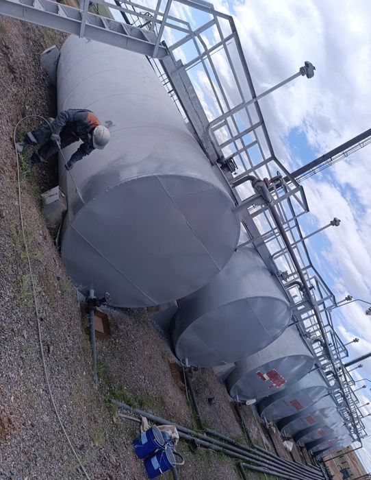 Покраска фасада крыши