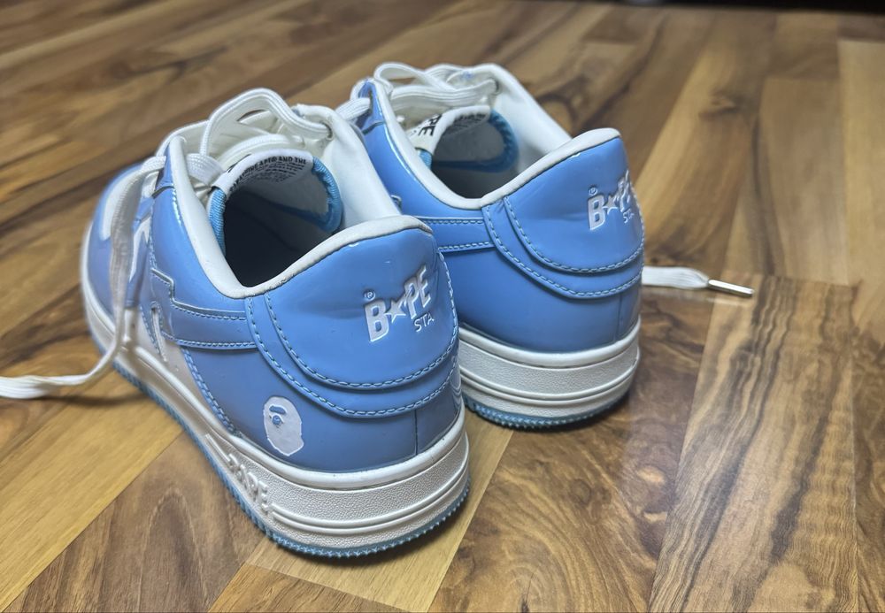 Adidasi bape sta baby blue