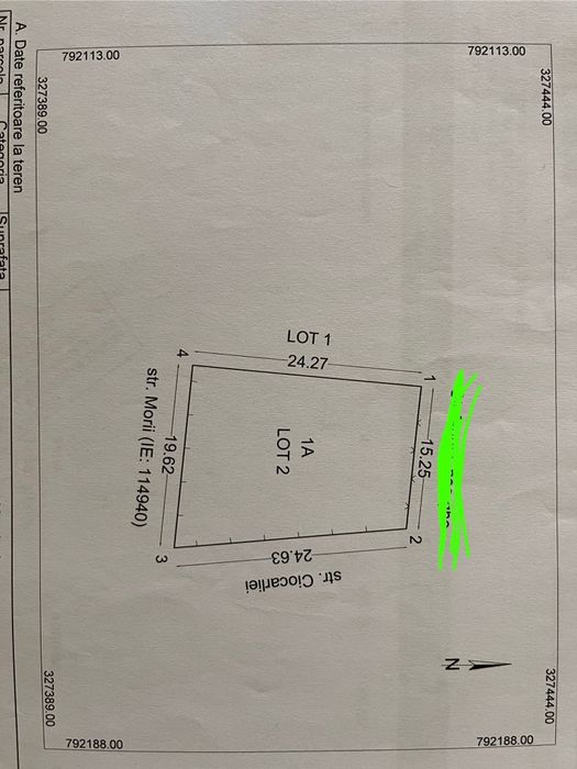 Vand teren intravilan comuna Corbu