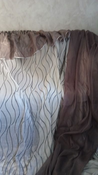 Штора-тюль в отличном состоянии