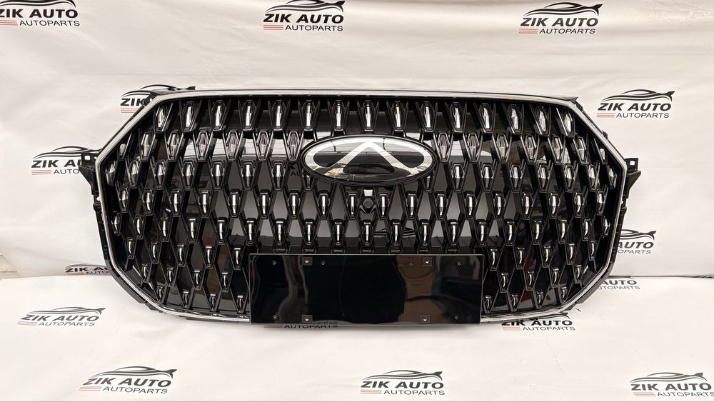 Решетка радиатора. Бампер Черри Тигго 7 Chery Tiggo 7