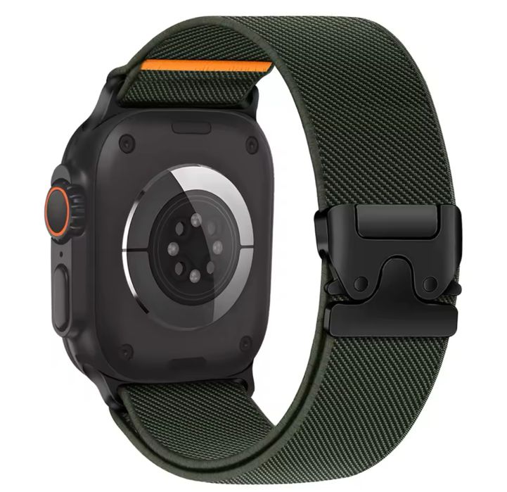 Curea Material Clips Compatibila Ceas Apple Watch Ultra Husa