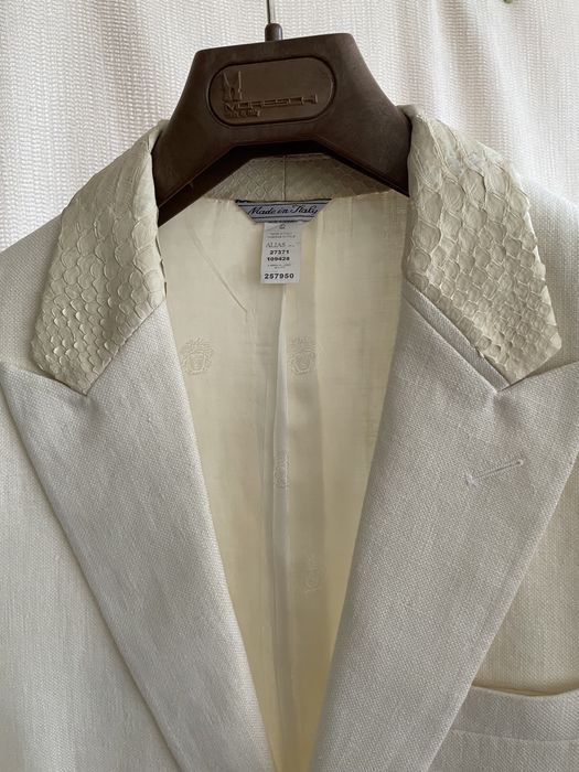 Льняной пиджак Gianni Versace