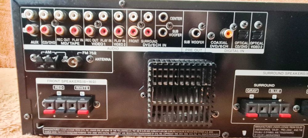 Kenwood KRF-V5200 putere 2X100 W pe 8 Ohm sau 5X100 W pe 8 Ohm