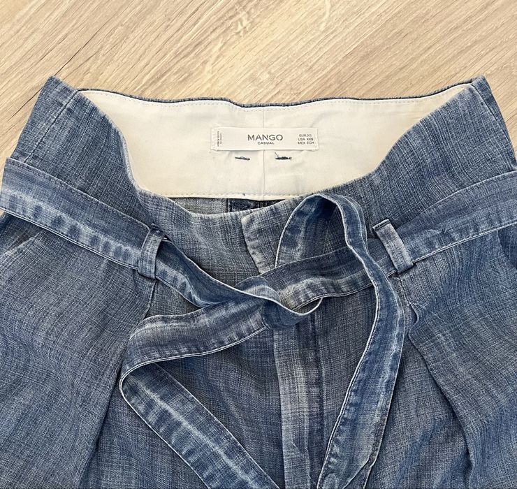 Pantaloni largi 3/4 Mango de damă