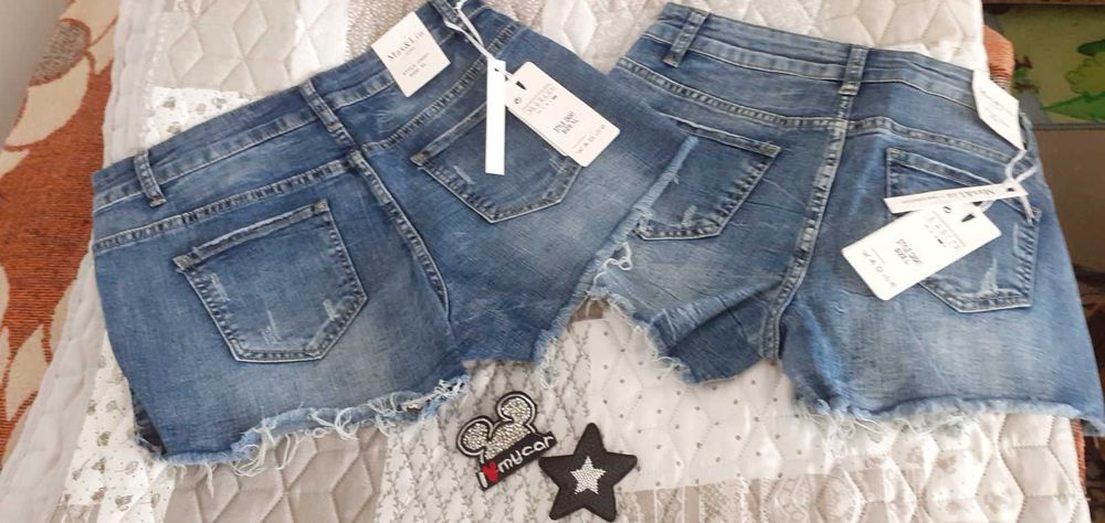 Дамски къси дънкови панталонки