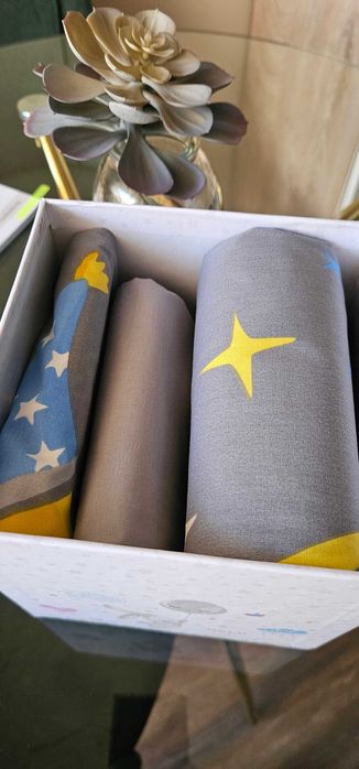 Бебешки спален комплект - Бебешки чаршафи - Patik, Clasy, Aran - НОВИ + Чаршаф за кошара