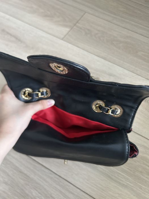 Geanta flap bag neagra