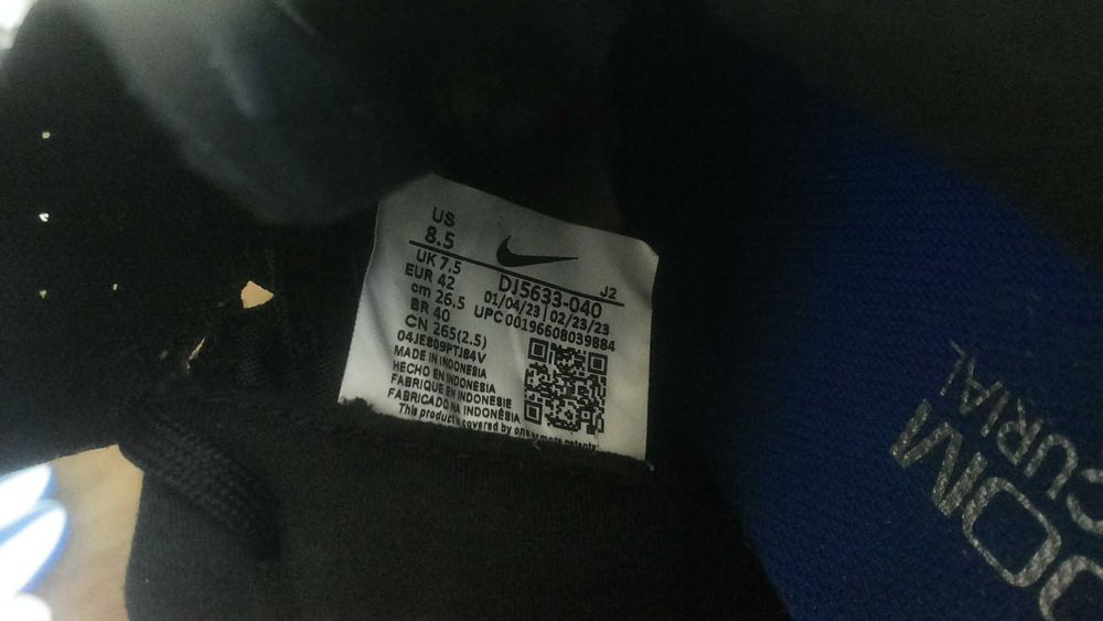 NIKE AIR ZOOM VAPOR 15 Размер EUR 42 обувки 418-14-S