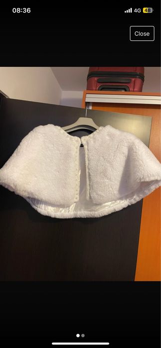 Blanita alba - poncho