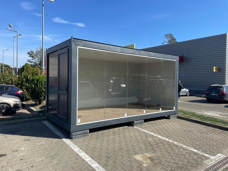 Container modular birou vestiar comercial