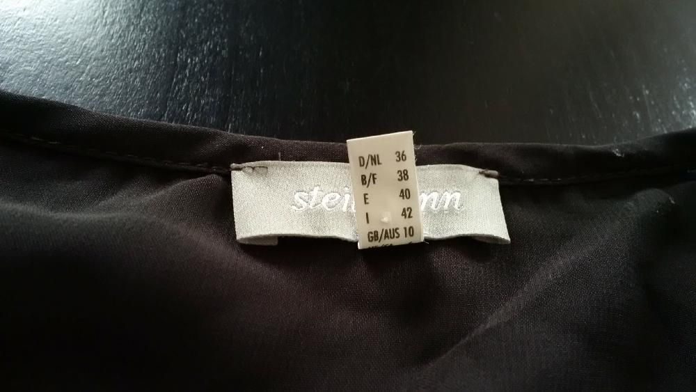 Bolero nou elegant voal negru Steilmann