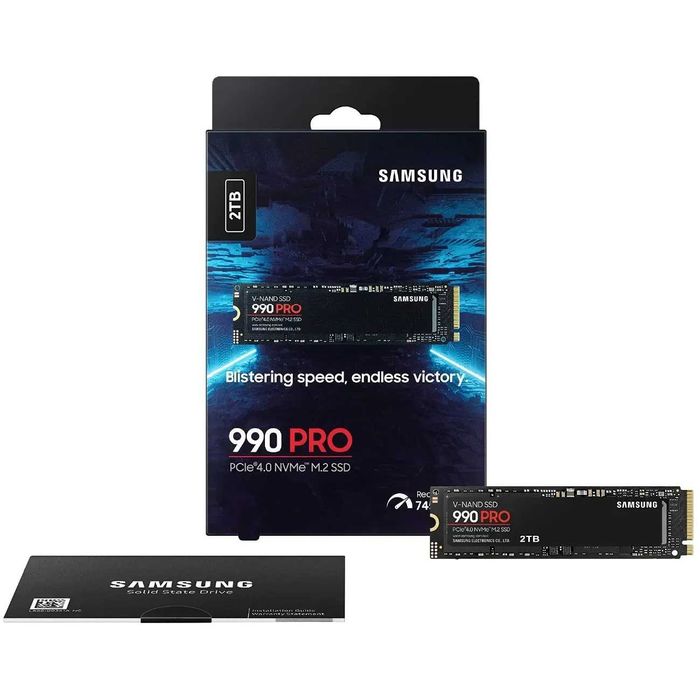 Samsung 990 Pro 2tb Internal SSD PCIe 4.0! Новый запечатанный!