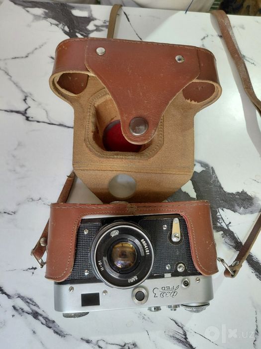 Фотоаппарат ФЕД 3 с фотовспышкой