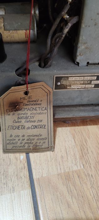 Radio vechi Electromagnetica 541