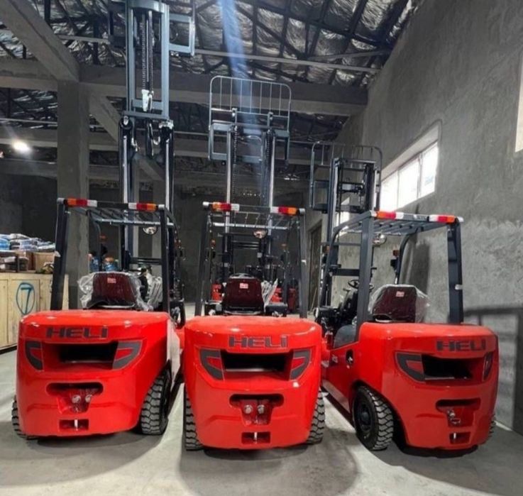 Вилочный погрузчик електро и саларка кара подъёмник кран Heli elektro
