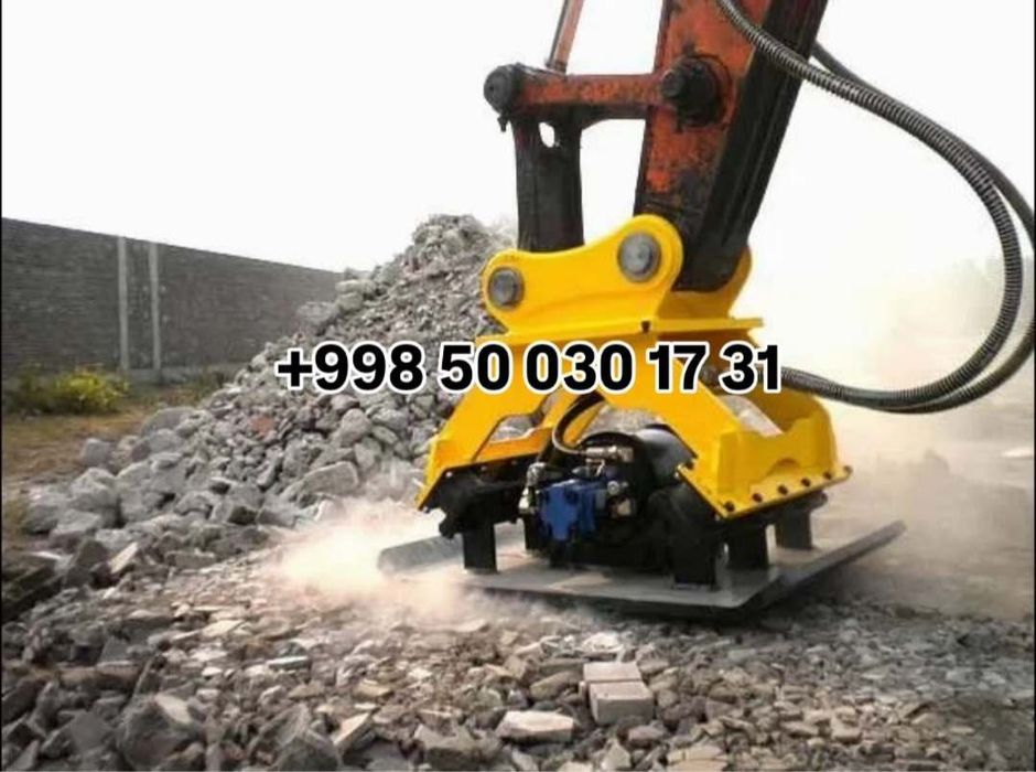 Vibratrambovka вибро yer tekislaydigan екскаватор sany volvo hyundai