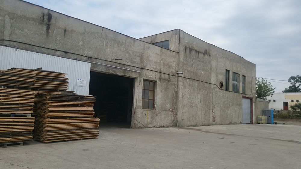 Vand TEREN 6000 m2 ,platforma betonata cu Hale