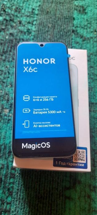Honor.x6c sotiladi 6.128.gb xolati ideyal 2 oy boldi olganimga