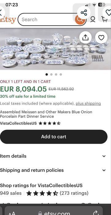 Serviciu masa Kahla impecabil