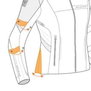 Дамско текстилно мото яке SHIMA RUSH Black/Fluo ,4 сезона,протектори