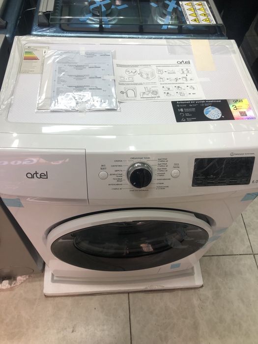 artel avtomat kir yuvish mashinasi 6kg