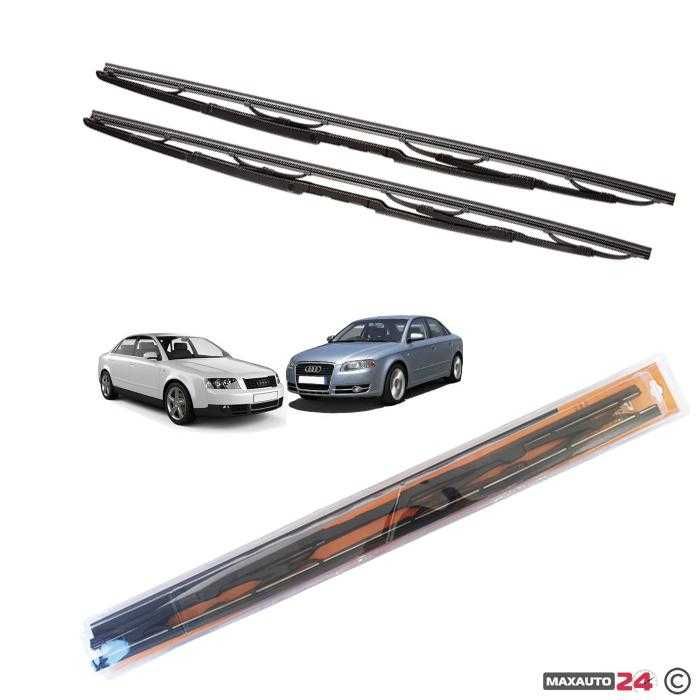 Предни чистачки за Audi A4 2001-2004 – 2 бр. - 550мм 21" комплект, авто чистачки, пера за автомобил