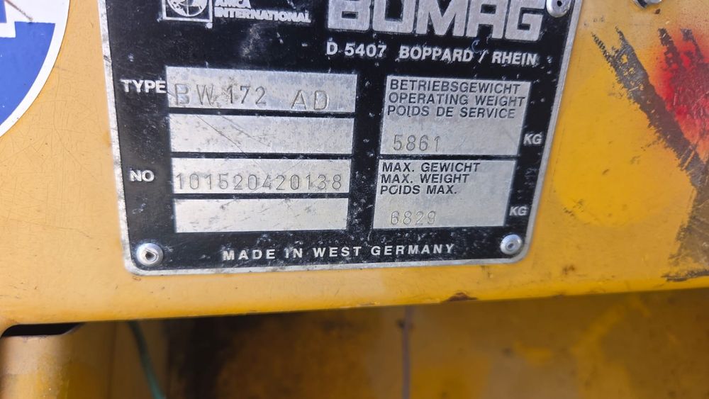 Cilindru Compactor Bomag BW172Ad 2002