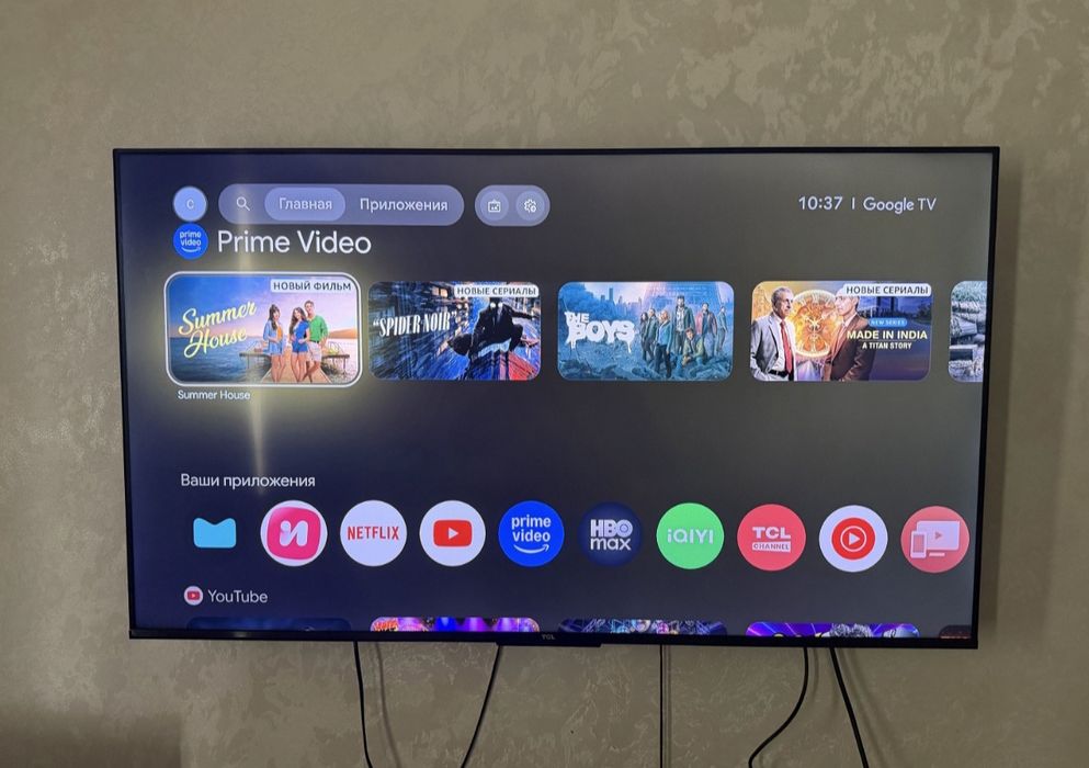 TCL 50 дюймов (130 см) 4К smart tv телевизор
