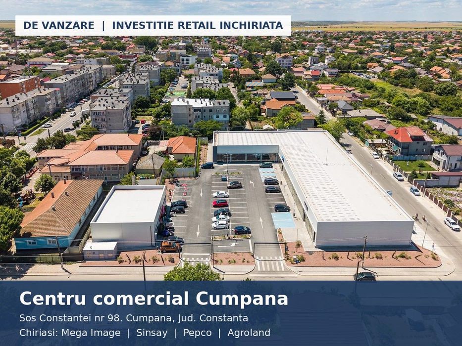 Centru comercial Cumpana - Mega Image, Sinsay, Pepco, Agroland, nou