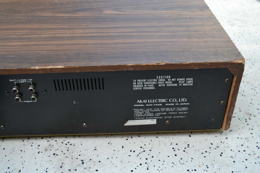 Deck Akai GXC 740 D