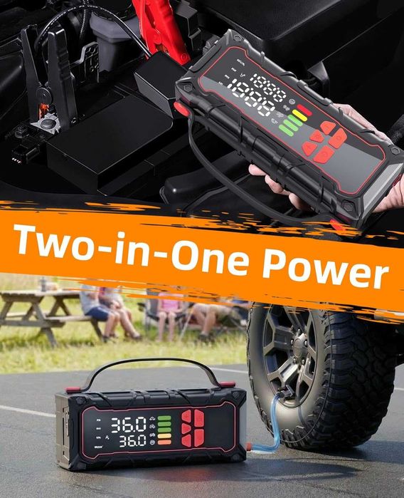 Пусковое устройство с компрессором Soramir 5000A/160PSI/10000mAh