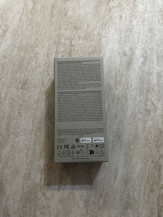 Meta Ray-Ban Wayfarer Gen 2, lentila transparentă , noi!