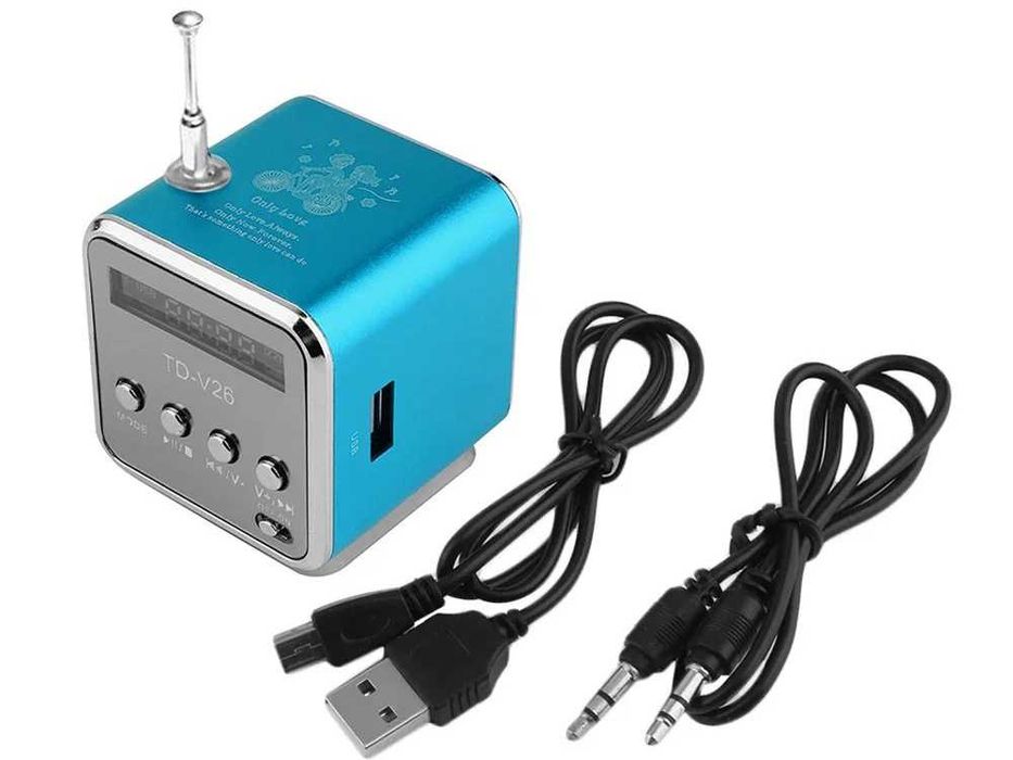 Mini Boxa portabila cu Radio FM si MP3 Player Display LCD 45dB USB