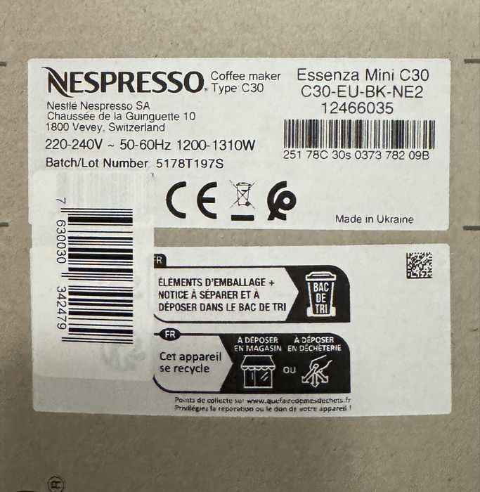 Nespresso Essenza Mini