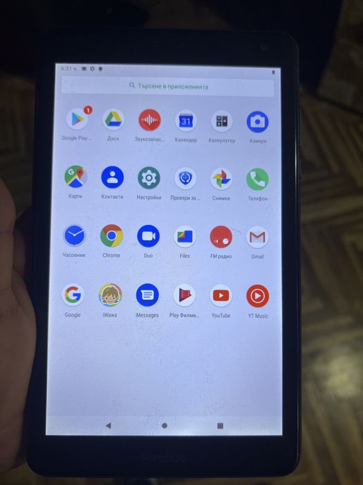 Таблет Prestigio+ sim slot