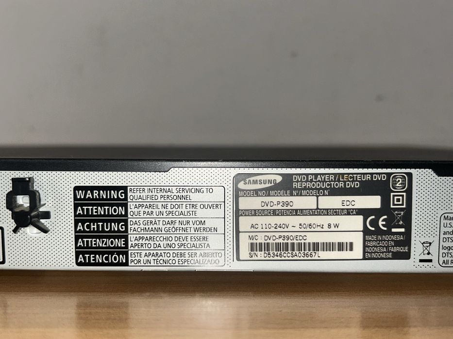 Samsung DVD Player P-390 за части