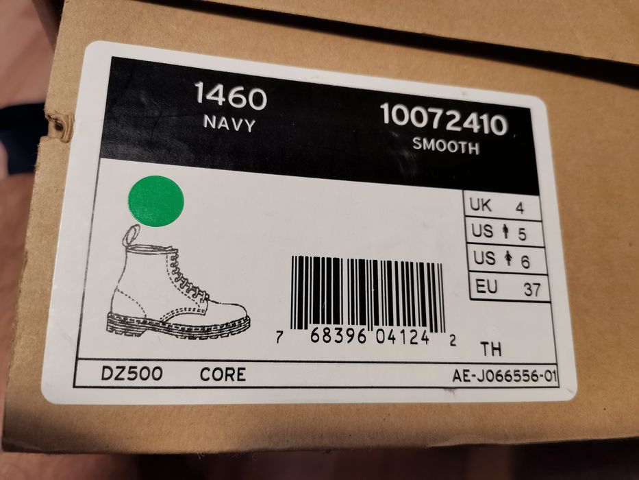 Bocanci Dr. Martens Navy 37