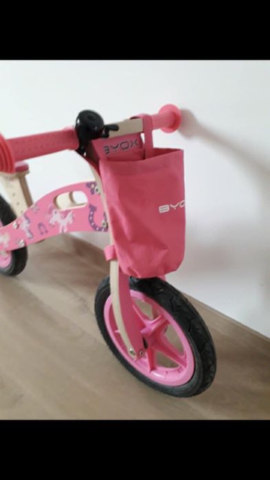 Bicicleta lemn fara pedale