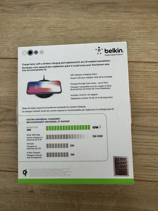 Безжично зарядно за смартфон Белкин / QI wireless charger Belkin