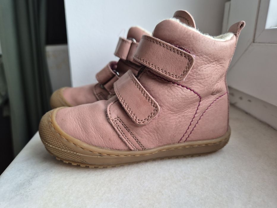 Ghete Naturino piele si lana marimea 24