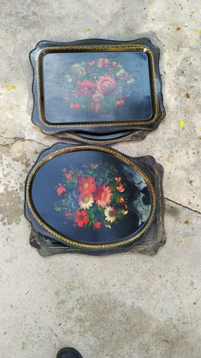 Антиквар,подносы, предметы интерьера